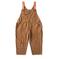 Combinaison de travail Tide Brand pour hommes et femmes, printemps-automne, décontractée, anti-plis, unisexe, avec bretelles, sérigraphiée