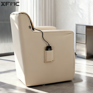 XFMC fauteuils en cuir italien multi-usages salon dossier électrique siège Vibration Massage loisirs chaise de barbier pour Salon - Product Image 6