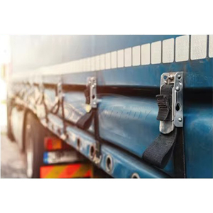 Sangle à boucle centrale <span class=keywords><strong>de</strong></span> 2 pouces en polyester noir et acier inoxydable, résistance à la rupture <span class=keywords><strong>de</strong></span> 800 kg, <span class=keywords><strong>pour</strong></span> rideaux latéraux <span class=keywords><strong>de</strong></span> <span class=keywords><strong>remorque</strong></span> <span class=keywords><strong>de</strong></span> camion, bâche réglable - Product Image 6