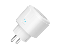 ESPHome-enchufe inteligente ESP8266, toma de corriente con Wifi de 16A, estándar de la UE, control de potencia energético, compatible con Alexa y Google