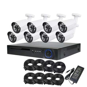 Système de caméra de sécurité PoE HD 2MP à 8 canaux HJSCCD avec vision nocturne, étanche, détection de mouvement, système de surveillance - Product Image 1