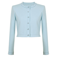 A10580 Migugarment Ensemble court élégant deux pièces, orné de perles de haute qualité, design plissé en maille, robe de soirée d'été pour femmes