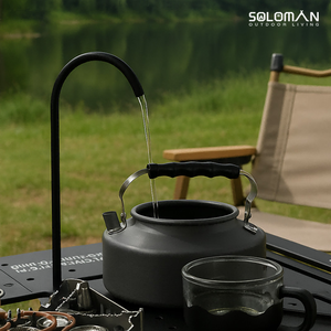 SOLOMAN SMT-IGT-A6 2025 nuovo Design a doppio uso in alluminio vassoio da tè USB pompa dell'acqua per campeggio all'aperto picnic cucina da campeggio - Product Image 2