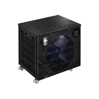 SUNTREE 0.75HP 1HP 2HP Pompe à chaleur avec télécommande WIFI, refroidisseur et chauffe-eau portable d'extérieur pour bain de glace avec roues