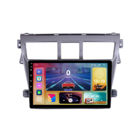Autoradio multimédia vidéo GPS Android 14 pour Toyota Vios Yaris 2008-2013, lecteur DVD de voiture pas cher sans 2DIN