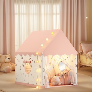 Tenda da Gioco Minimalista <span class=keywords><strong>per</strong></span> <span class=keywords><strong>Bambini</strong></span> con Porta con Cerniera, <span class=keywords><strong>Casetta</strong></span> Giocattolo <span class=keywords><strong>per</strong></span> Interni <span class=keywords><strong>per</strong></span> <span class=keywords><strong>Bambini</strong></span> Piccoli, Grande <span class=keywords><strong>Casetta</strong></span> <span class=keywords><strong>per</strong></span> Giochi di Ruolo <span class=keywords><strong>per</strong></span> <span class=keywords><strong>Bambini</strong></span> - Product Image 4