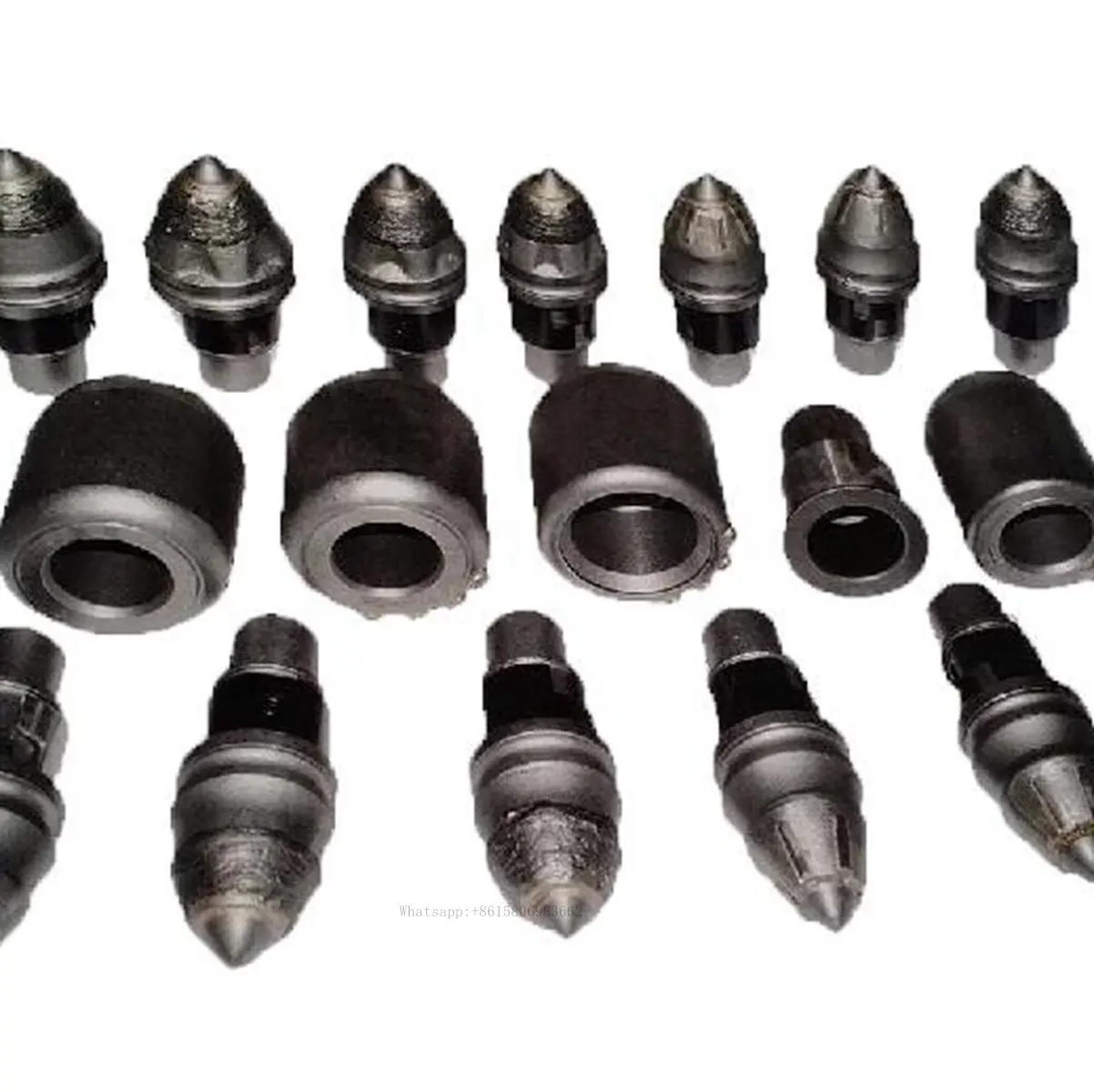 Khoan Răng Bullet Răng Vòng Shank Đục Tungsten Carbide Răng Cho Khoan Quay Xô Bits Ds05