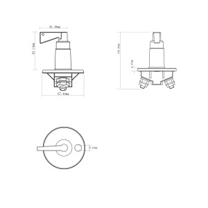 200A Kẽm hợp kim đồng đỏ ràng buộc bài máy xúc vol-vo Pin <span class=keywords><strong>Selector</strong></span> giết cắt ngắt kết nối isolator chuyển đổi xe biển - Product Image 6