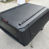 Auvent pleine hauteur 3 portes en alliage d'aluminium étanche et verrouillable pour Toyota Revo Double Cab 2015-2024