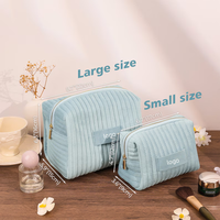 Pochette Personnalisée en Tissu, Trousse de Maquillage de Voyage Mini avec Logo Personnalisé pour Articles Cosmétiques Professionnels