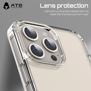 Vendita calda antiurto trasparente TPU trasparente con PC Anti <span class=keywords><strong>giallo</strong></span> <span class=keywords><strong>Cover</strong></span> posteriore magnetica per <span class=keywords><strong>iPhone</strong></span> 17 Pro Max custodia per cellulare - Product Image 2
