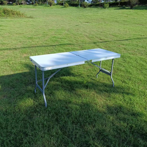도매 현대식 알루미늄 합금/철제 접이식 방수 내구성 야외 식탁 (호텔 회의 연회 피크닉용) - Product Image 2