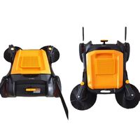 Balayeuse manuelle industrielle de 55 L pour sols, balayeuse manuelle pour sols, rues et routes