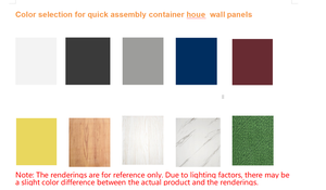 Maisons préfabriquées en acier avec un design moderne, forme rectangulaire respirante, pour utilisation comme abri pour voiture - Product Image 2