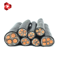Câble souterrain blindé en acier gainé de PE, conducteur en aluminium isolé XLPE, gaine en PVC, fournisseur YJV22/YJLV22