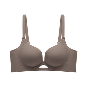 Sujetadores de Alta Calidad al por Mayor, Sensuales, Románticos, Franceses, Suaves, Sin Costuras, Tejidos, con Copa Tridimensional, Moldeadores, Push-Up, Sin Varillas, Sólidos, Sin Forro - Product Image 5