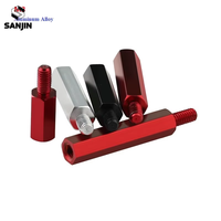 Entretoises hexagonales en aluminium M3, finition anodisée, anti-corrosion, colonnes, piliers, entretoises pour RC DIY FPV