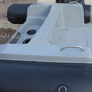 26FT 800 CE Bateau gonflable <span class=keywords><strong>semi</strong></span>-<span class=keywords><strong>rigide</strong></span> Hypalon fibre de verre rameur nervures Yacht utilisé pour moteur hors-bord - Product Image 5