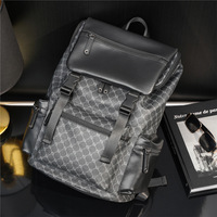 Sac à dos pour ordinateur portable en PU, tendance 2024, imperméable, léger, avec port USB, sac d'école design pour femmes et hommes, voyage