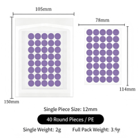 Autocollants adhésifs pour mèches de bougies, en acrylique double face blanc, résistants à la chaleur, 1 mm, sensibles à la pression