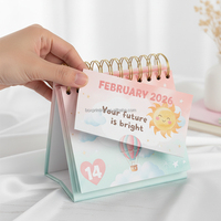 365 jours d'inspiration calendrier de l'avent de bureau en spirale personnalisé 2026 jours d'affirmation quotidienne positive chevalet et calendriers