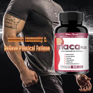 Maca Capsules Booster de fertilité masculine Maca Plus Pilules pour les pieds <span class=keywords><strong>Capsule</strong></span> d'usine Pilule pour hommes et femmes - Product Image 4