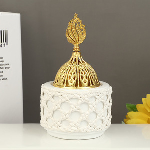 도매 새로운 중동 미니 향 버너 금속 코일 향 홀더 향 버너 가정 장식 - Product Image 4