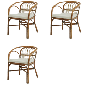 Dolvio Modern Style Skin Fauteuil Artisanal Français Patio Jardin et Restaurant Meubles pour Salon - Product Image 3