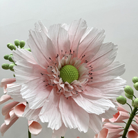 Bunga buatan gerbera berkualitas tinggi set bunga besar dekorasi pernikahan bunga besar raksasa