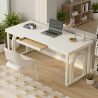 Bureau d'ordinateur en métal écologique DESIN au design moderne pour le bureau à domicile, surface d'apprentissage en métal, fabriqué en Chine