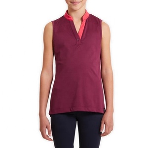 Camiseta Deportiva Unisex de Talla Grande, de Secado Rápido, Cuello Redondo, para Mujer, sin Mangas, para Montar a Caballo, Tejido Jersey, Ecológica, para Golf - Product Image 1