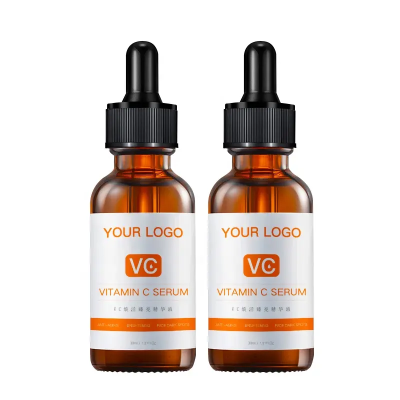 Private Label Wortel Vitamine C Serum Kojiczuur Serum Vc Crème Verwijderen Donkere Vlekken Honing Nacht Reparatie Whitening Gezicht Secrum