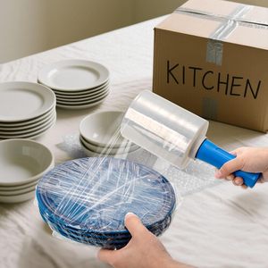 ฟิล์มยืดขนาด 100 เกจ พร้อมหูจับ ฟิล์มพันพาเลทหนาพิเศษสำหรับงานหนัก ฟิล์มหดพลาสติกอุตสาหกรรมสำหรับบรรจุภัณฑ์ - Product Image 2