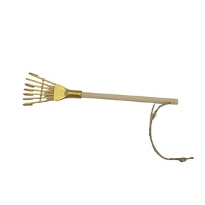 D6055 Mini râteau <span class=keywords><strong>zen</strong></span> en métal avec manche en bois pour cendres d'encens, outil à main pour artisanat et décoration de table - Product Image 5