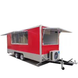 Cuisine mobile de bonne qualité et longue durée de vie Remorque de restauration rapide à vendre USA Kiosque Tuk Tuk Camper Coffee Cart