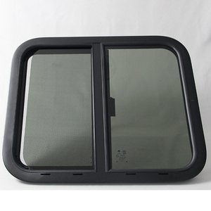Accesorios para acampar Ventana negra para <span class=keywords><strong>autocaravana</strong></span> Esquina redondeada Ventana RV 21*14 ''para remolque Caravana - Product Image 3