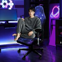 Housse de chaise de bureau pour ordinateur de jeu avec accoudoirs, extensible et détachable, résistante aux animaux domestiques, confortable et personnalisable