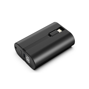 Cargador Portátil de 10000 mAh con Carga Rápida, 2 en 1, con Cables Integrados Tipo C y Lightning - Product Image 3