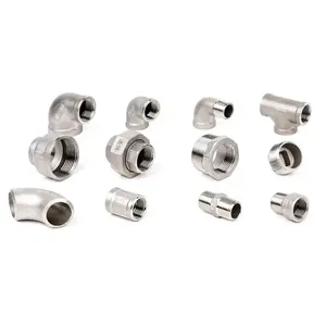 Stainless Steel Male And Female Thread 90 Degree Elbow Stainless Steel Pipe Fittings Butt Welded Elbow 150lbs