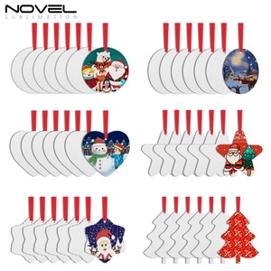 Ambientador de Coche Personalizado de Fieltro, Colgante de Fieltro para Sublimación, Adornos Navideños de Fieltro DIY - Product Image 2