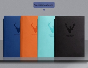 Bán Hot tùy chỉnh <span class=keywords><strong>A5</strong></span> máy tính xách tay PU da Tạp Chí chủ đề may Quà tặng khuyến mãi cho các trường nhật ký - Product Image 3