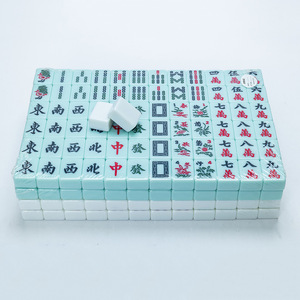 <b>Mahjong</b> <b>Set</b> Melamine Imitation Jade Medium Large Size Handmade For Home Dormitory Chess Card Entertainment - Product Image 3