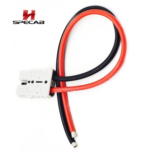 Câble de connexion style SB50 50A avec fil de cuivre flexible de 16 mm² pour systèmes de connexion d'onduleurs solaires et de stockage de batteries OEM - Product Image 1