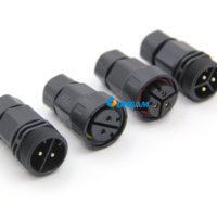 Connecteur étanche à visser DREAM DREAM M25, 2, 3, 4 broches, IP68, 250V, 20A, pour éclairage public LED extérieur