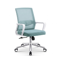 Chaises de bureau ergonomiques pivotantes en maille, chaises simples réglables en tissu, ensemble de mobilier moderne, personnalisation d'usine, vente en gros