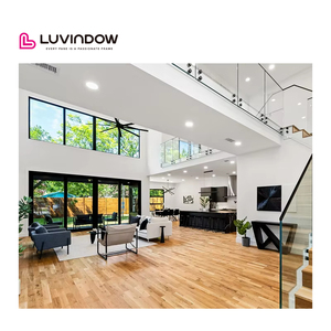 Luvindow khu dân cư DALLAS dự án biệt thự hiện đại cửa sổ xoay nghiêng nhôm chống gió - Product Image 2