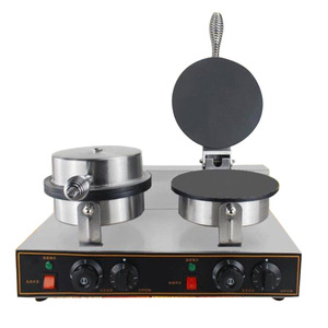 New Biscuit Making Machine Cookie Commercial Ice Cream <b>Waffle</b> Cone <b>Maker</b> /Wafer Cone Machine - Product Image 3