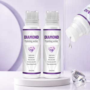 3D diamond painting sealant liquid quick-drying non-yellowing glossy surface suitable for DIY crystal diamond brightening glue - Product Image 1