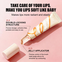 Gel à lèvres coloré effet bonbon - Baume à lèvres hydratant longue durée avec formule waterproof, certifié MSDS, effet brillant