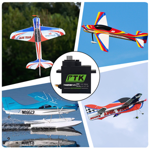 Ptk 7465W Mg 9G Digitale <span class=keywords><strong>Servo</strong></span> 1/8 Fabriek Diy <span class=keywords><strong>Rc</strong></span> Onderdelen Accs Waterdichte 180 ° 5Kg Metalen Versnelling Voor Vaste Vleugel <span class=keywords><strong>Rc</strong></span> Auto Robot <span class=keywords><strong>Servo</strong></span> - Product Image 3